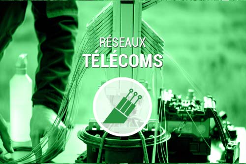 Réseaux télécoms aériens, souterrains et fibre optique